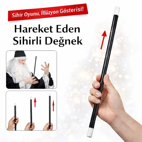 Hareket Eden Sihirli Değnek Çubuk 24 Cm ürün görseli 1