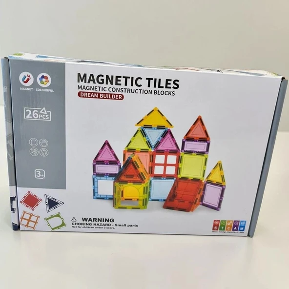 SH59696 26 PARÇA MAGNET STAND SERİ RENKLİ BLOK-ZRV ürün görseli 1