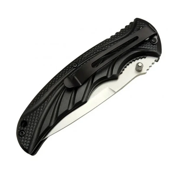 Handsome 451 Gri Kamp Çakı 21cm - Yarı Otomatik, Kemerlikli ürün görseli 1