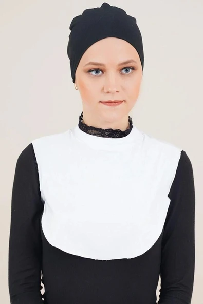 beyaz penye boyunluk - Resim 2