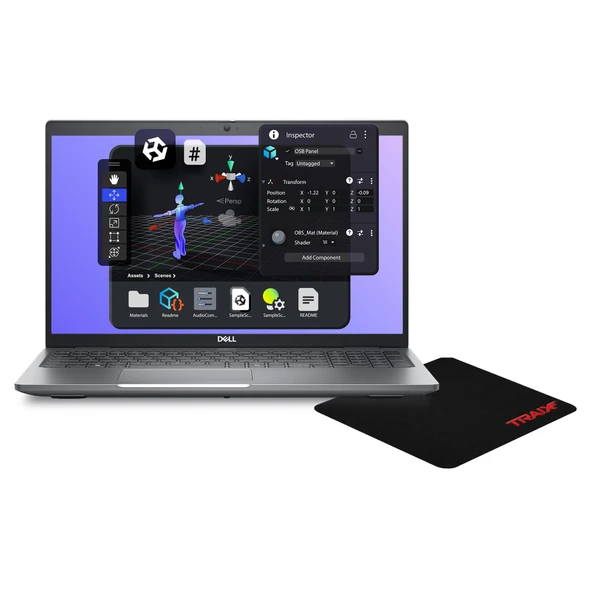Dell Precision M3591 XCTOP3591EMEA-VP1H509 Ultra7 155H 32GB 1TBSSD A500 15.6” W11P Dizüstü İş İstasyonu ürün görseli 1