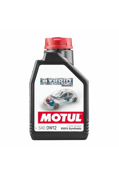 Motul Hybrid 0w-12 1 Lt Tam Sentetik Hybrid Motor Yağı ürün görseli 1