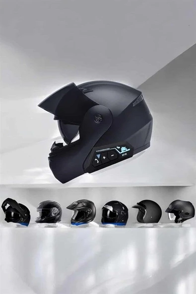 Kask Kulaklığı Motosiklet Intercom Interkom Dinleme Konuşma Özellikli Su Geçirmez ürün görseli 1