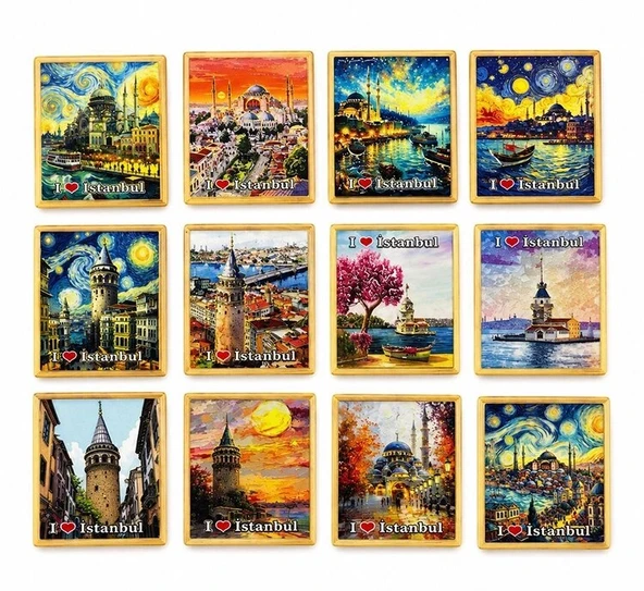 İstanbul Temalı Buzdolapı Süsü Magnet Alk5404 ürün görseli 1