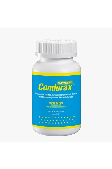 Condurax Glucosamine Shark Cartilage 200 Tablet ürün görseli 1