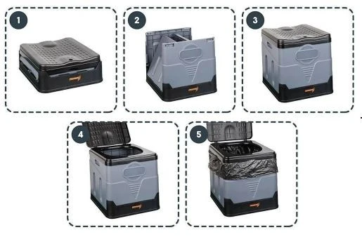 Proware Portatif Kamp Tuvaleti - Resim 2