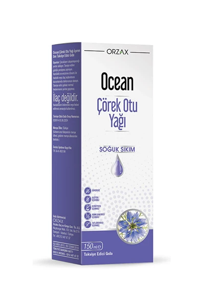 Ocean Çörek Otu Yağı Soğuk Sıkım 150 ml ürün görseli 1