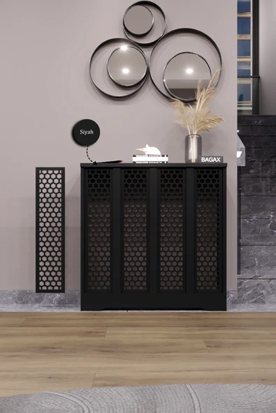 Dekoratif Petek Dolabı Kalorifer Peteği Kapatma Ünitesi Modern Tasarım İç Ölçü 76 cm Dış Ölçü 80 cm ürün görseli 1