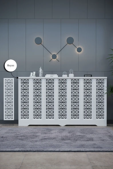 Dekoratif Petek Kaplama Modern Kalorifer Peteği Gizleme Ünitesi 11 Desen 9 Renk İç Ölçü 136 cm Dış Ölçü 140 cm ürün görseli 1