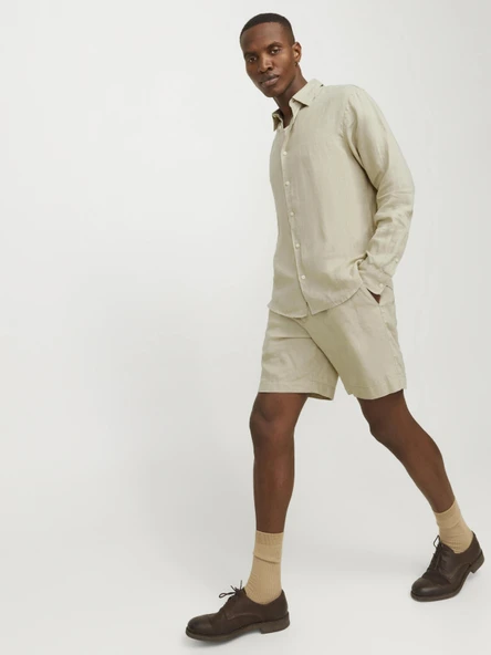 Jack&Jones 12253134 Erkek Sort - Bej - Resim 2