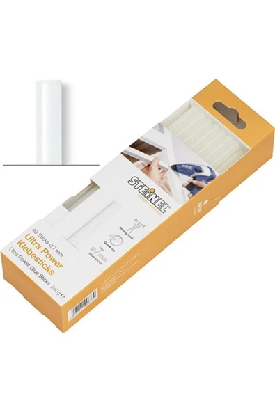 Steinel 006730 Ultra Güçlü 7mm Mum Silikon Çubuk 40 adet ürün görseli 1