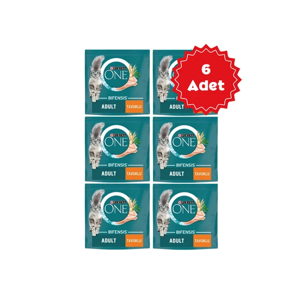 Purina One Tavuk Yetişkin Kedi Maması 1,4kg x 6 Adet ürün görseli 1