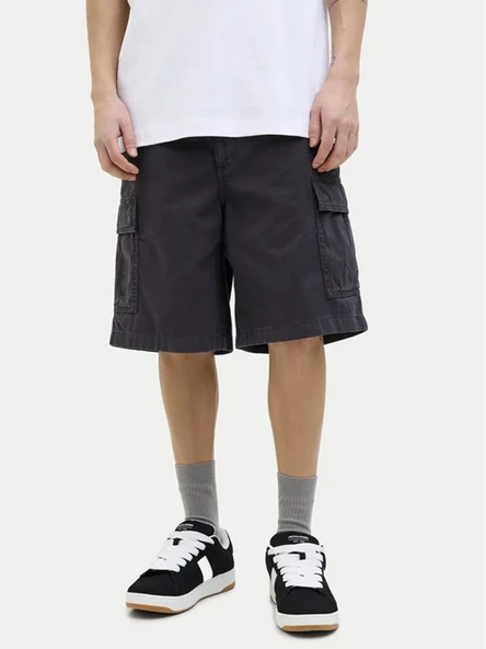 Jack&Jones 12269374 Erkek Sort - Siyah - Resim 3