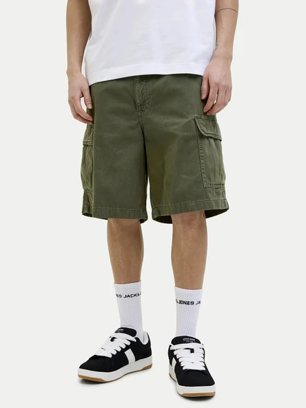 Jack&Jones 12269374 Erkek Sort - Haki - Resim 3