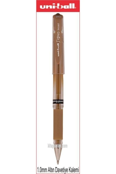 Uniball Signo Broad 1.0 Mm Altın Davetiye Kalemi Um-153 ürün görseli 1
