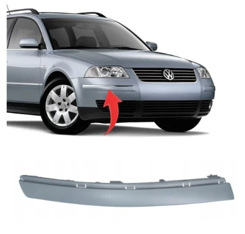 Vw Passat B5 Sağ Ön Tampon Bandı Nikelajsız 2001-2005 3B0807718B ürün görseli 1