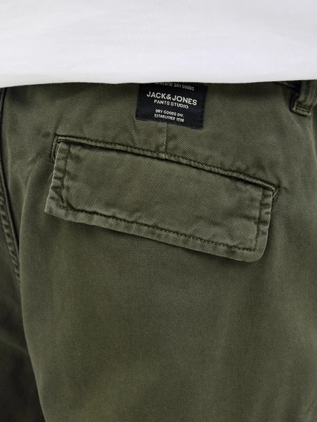 Jack&Jones 12269374 Erkek Sort - Haki - Resim 7