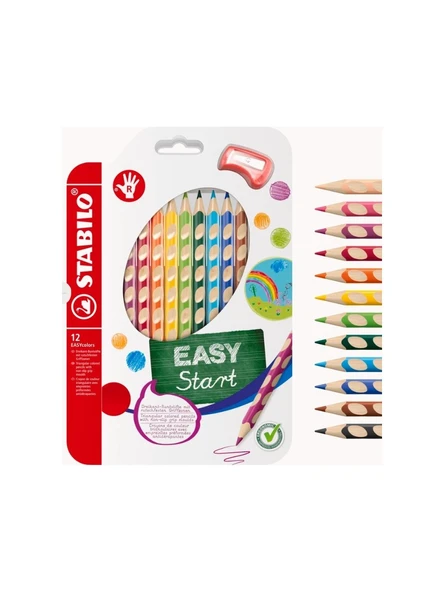 Stabilo Boya Kalemi 12 Renk Easycolors Sağ Elini Kullananlar için ( R ) 331/12 ürün görseli 1