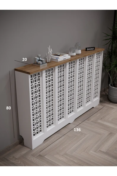 Dekoratif Petek Kaplama Modern Kalorifer Peteği Gizleme Ünitesi 11 Desen 9 Renk İç Ölçü 136 cm Dış Ölçü 140 cm ürün görseli 1