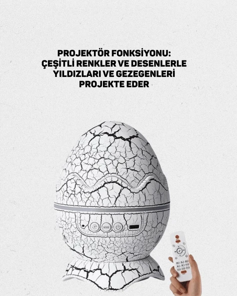 Dinazor Yumurta Gece Lambası - Resim 2