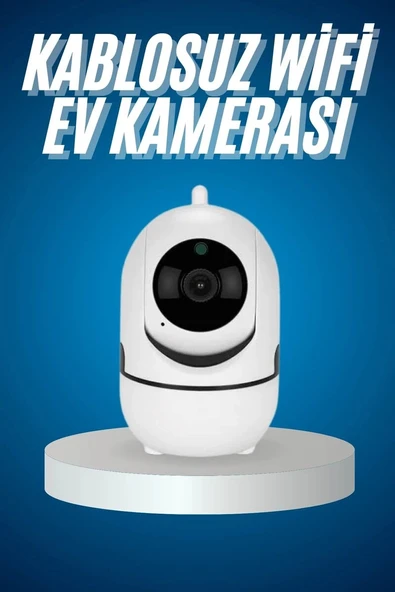 Mini IP Kamera Hareketli Güvenlik Kamerası Kablosuz Wifi Kamera Mikrofonlu ürün görseli 1