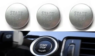 Bmw E60 E90 E84 E70 E71 E72 Start Stop Düğme Kapağı (GÜMÜŞ) 61319154945/61316966714/61316960743 ürün görseli 1