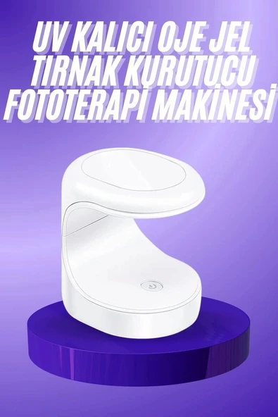 Seyehat Tipi Mini Oje Kurutucu Ultraviole Mor Işık Protez Tırnak Kurutucu ürün görseli 1