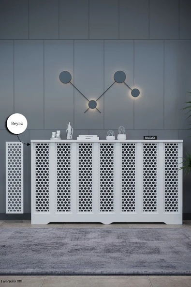 Dekoratif Petek Kaplama Modern Kalorifer Peteği Gizleme Ünitesi 11 Desen 9 Renk İç Ölçü 136 cm Dış Ölçü 140 cm ürün görseli 1