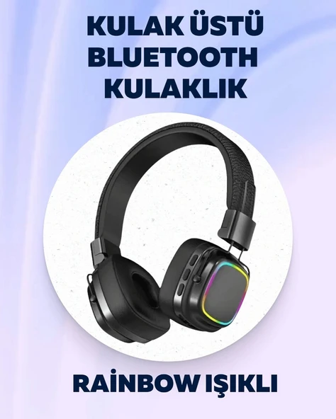 Yüksek Ses Kaliteli Kablosuz Kulak Üstü Kulaklık – BT 5.3 ürün görseli 1