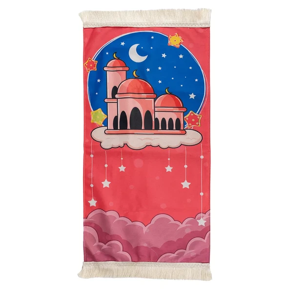 Astarlı Çocuk Seccade (Pembe - 43x81 cm.) ürün görseli 1