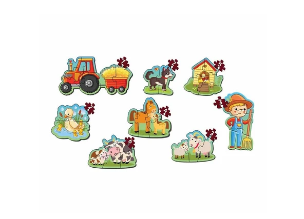 6 Lı Baby Puuzzle 1734 - Resim 3