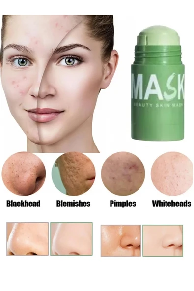 Sibelon Beyazlatıcı Etkili Yeşil Çay Özlü Siyah Nokta Ve Maskesi Green Tea Mask Stick ürün görseli 1