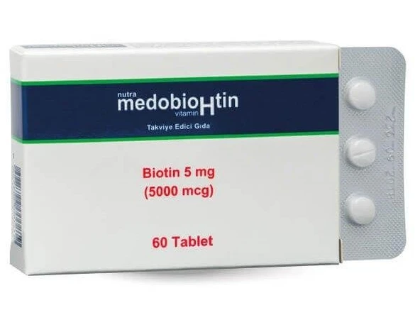 Medobiotin (Medobiohtin) 5 mg 60 Tablet ürün görseli 1