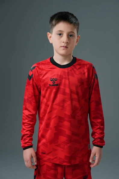 Hummel Line Kaleci Tek Üst Forma Kırmızı Çocuk ürün görseli 1
