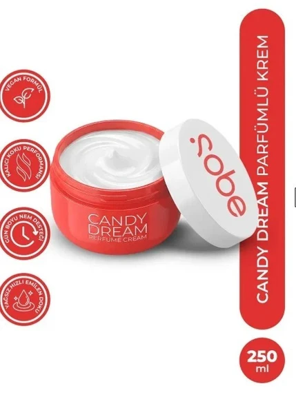 YEŞİL MARKA SOBE PARFÜM KREM CANDY DREAM 250 ML ürün görseli 1