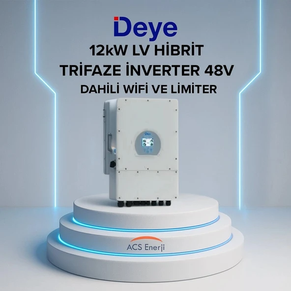 12KW HİBRİT TRİFAZE İNVERTER LV ürün görseli 1