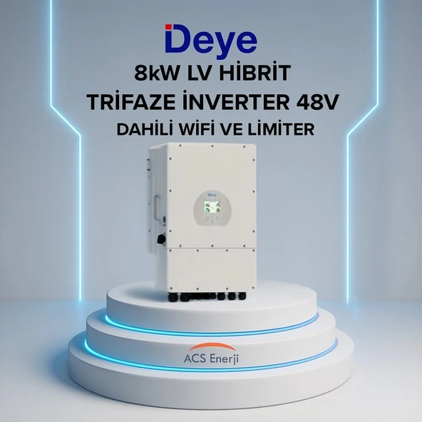 8KW HİBRİT TRİFAZE İNVERTER LV ürün görseli 1