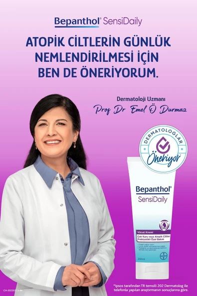 Bepanthol Sensidaily Vücut Kremi 200 ml - Resim 3