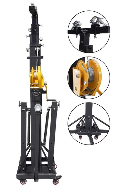 Marcio WL-5540 Profesyonel Work Lift Sahne Ayağı Truss Lifti 400 Kg 5.5 Metre ürün görseli 1