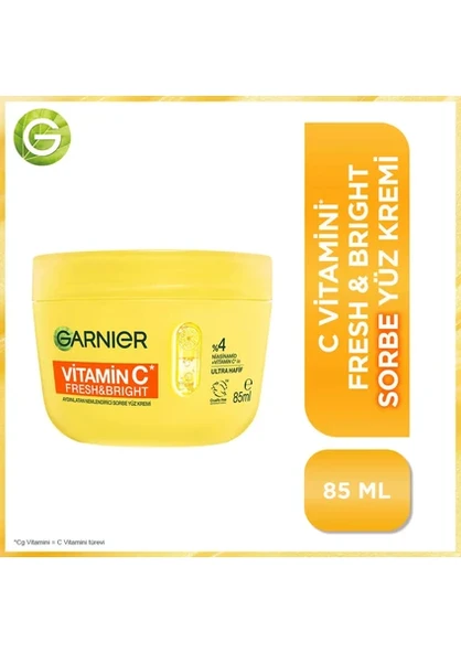 Garnier C Vitamini Fresh & Bright Sorbe 85 ml Nemlendirici Krem ürün görseli 1