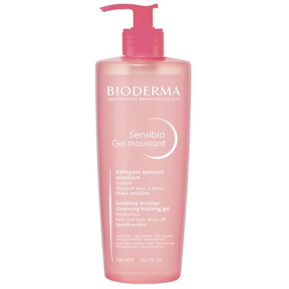 Bioderma Sensibio Gel Moussant Foaming Gel 500 ml ürün görseli 1