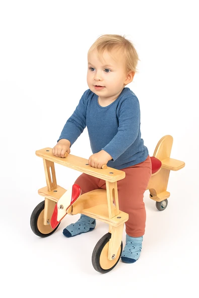 woodile 01-04 yaş çocuk ahşap denge bisikleti ürün görseli 1