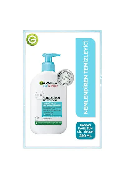 Garnier Saf & Temiz Salisilik Nemlendiren Hassas 250 ml Yüz Temizleme Jeli ürün görseli 1