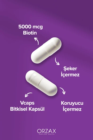 Ocean Biotin 5000 Mcg 60 Kapsül - Resim 2