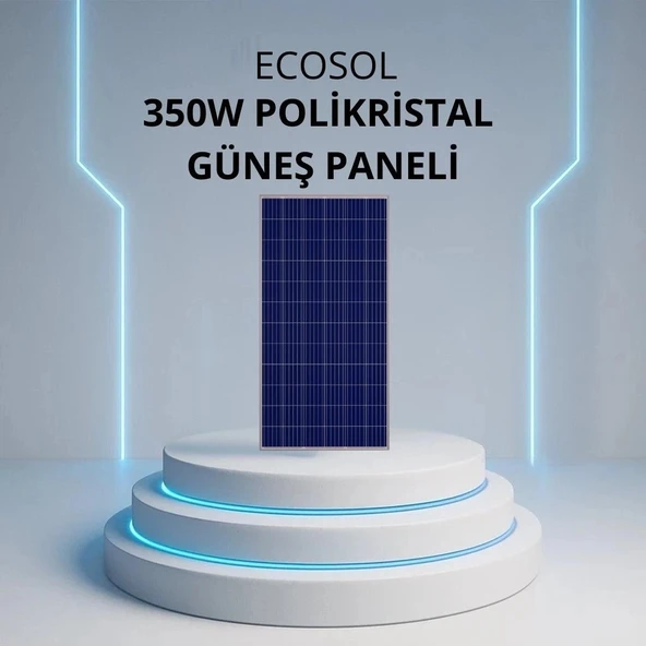 350W ECOSOL POLYKRISTAL GÜNEŞ PANELİ ürün görseli 1