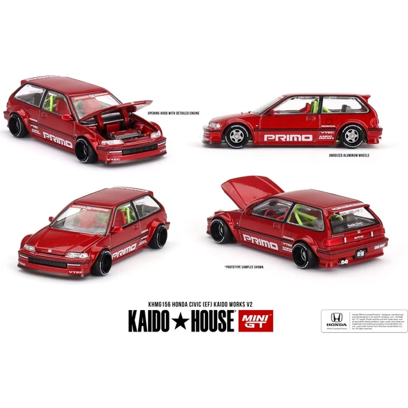 MİNİ GT 1/64 KAİDO HOUSE HONDA CİVİC (EF) V2 ürün görseli 1