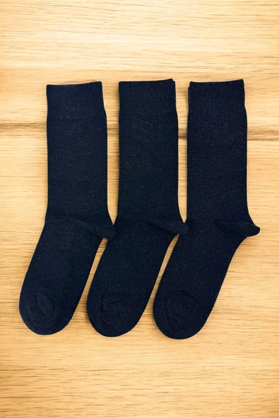 3 Çift Erkek Kalın Kışlık Bambu Yün Soket Çorap - Resim 2