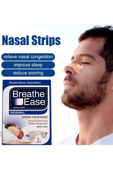 Sibelon Breathe Ease Extra Large Burun Bandı 5 Adet ürün görseli 1