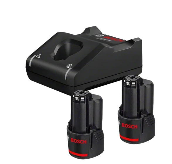 BOSCH 1600A019R8 12V Başlangıç seti 2x2.0 Ah + GAL 12V-40 ürün görseli 1
