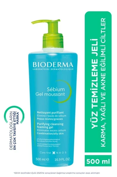 Bioderma Sebium Gel Moussant 500 Ml ürün görseli 1